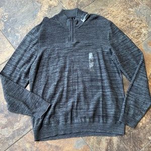 Alfani Heather and onyx sweater, NWT, XL